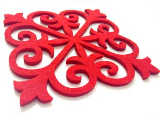 laser cut felt